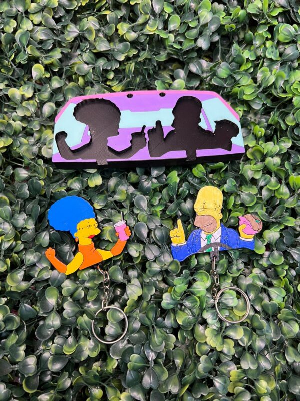 Porta Llaves Marge & Homero - Imagen 2