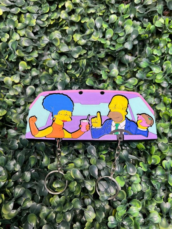 Porta Llaves Marge & Homero