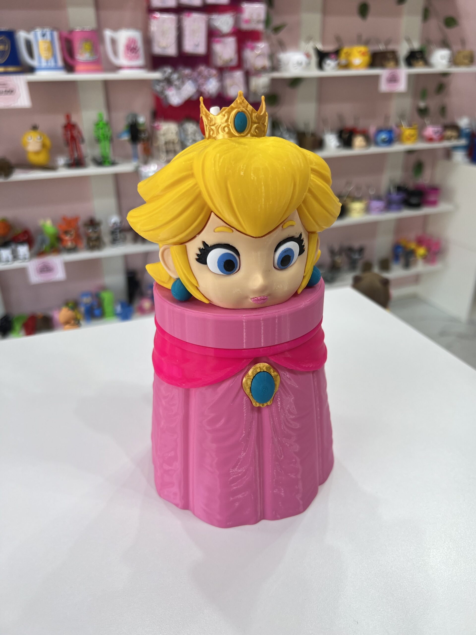 Vaso piquito Princesa Peach / Personaje de Mario - Imagen 3