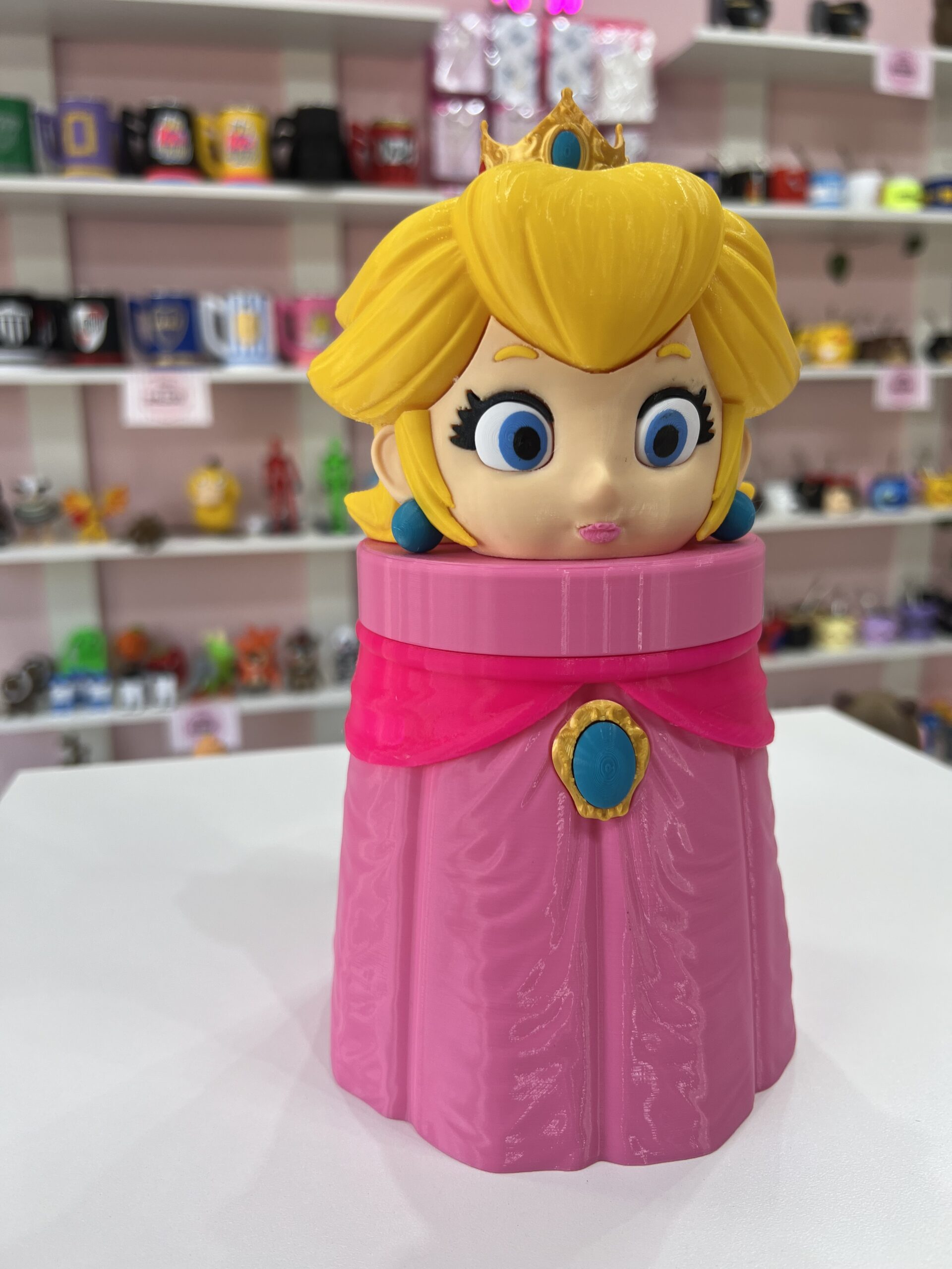 Vaso piquito Princesa Peach / Personaje de Mario - Imagen 2