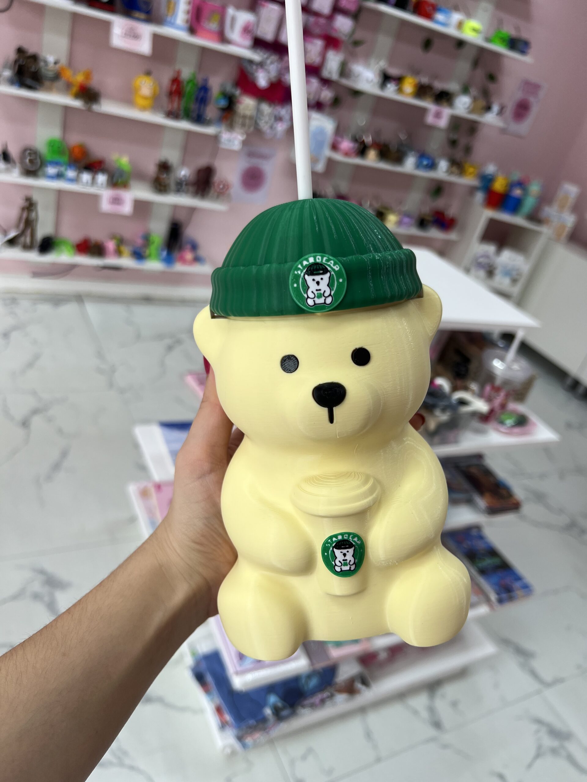 Vaso piquito Osito estilo Starbucks