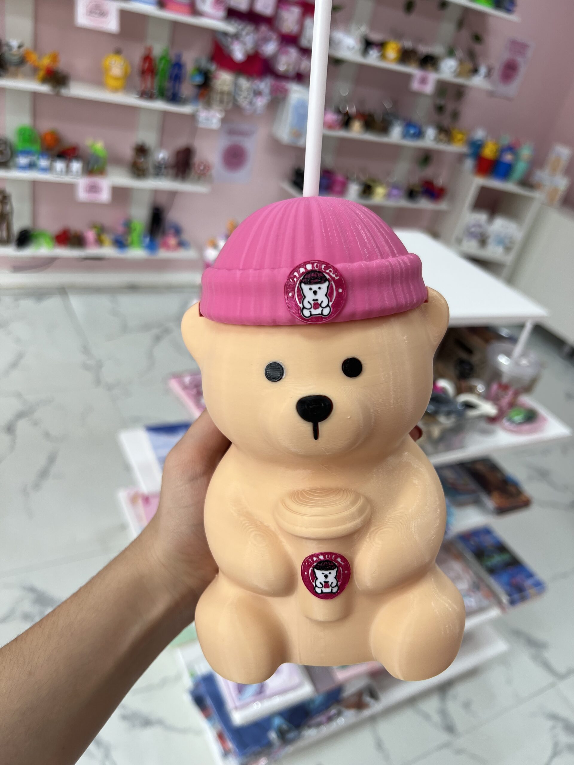 Vaso piquito Osito estilo Starbucks