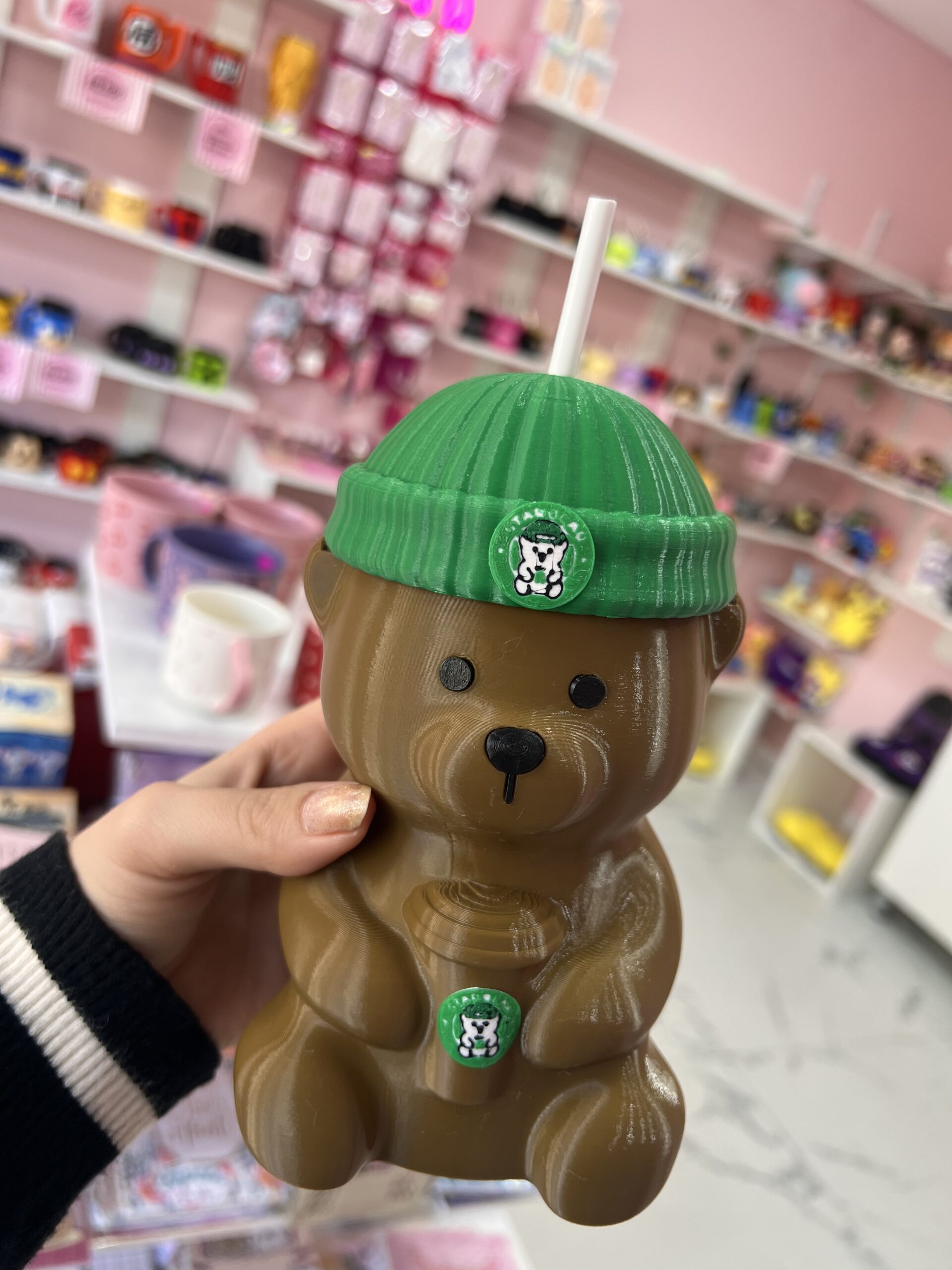 Vaso piquito Osito estilo Starbucks