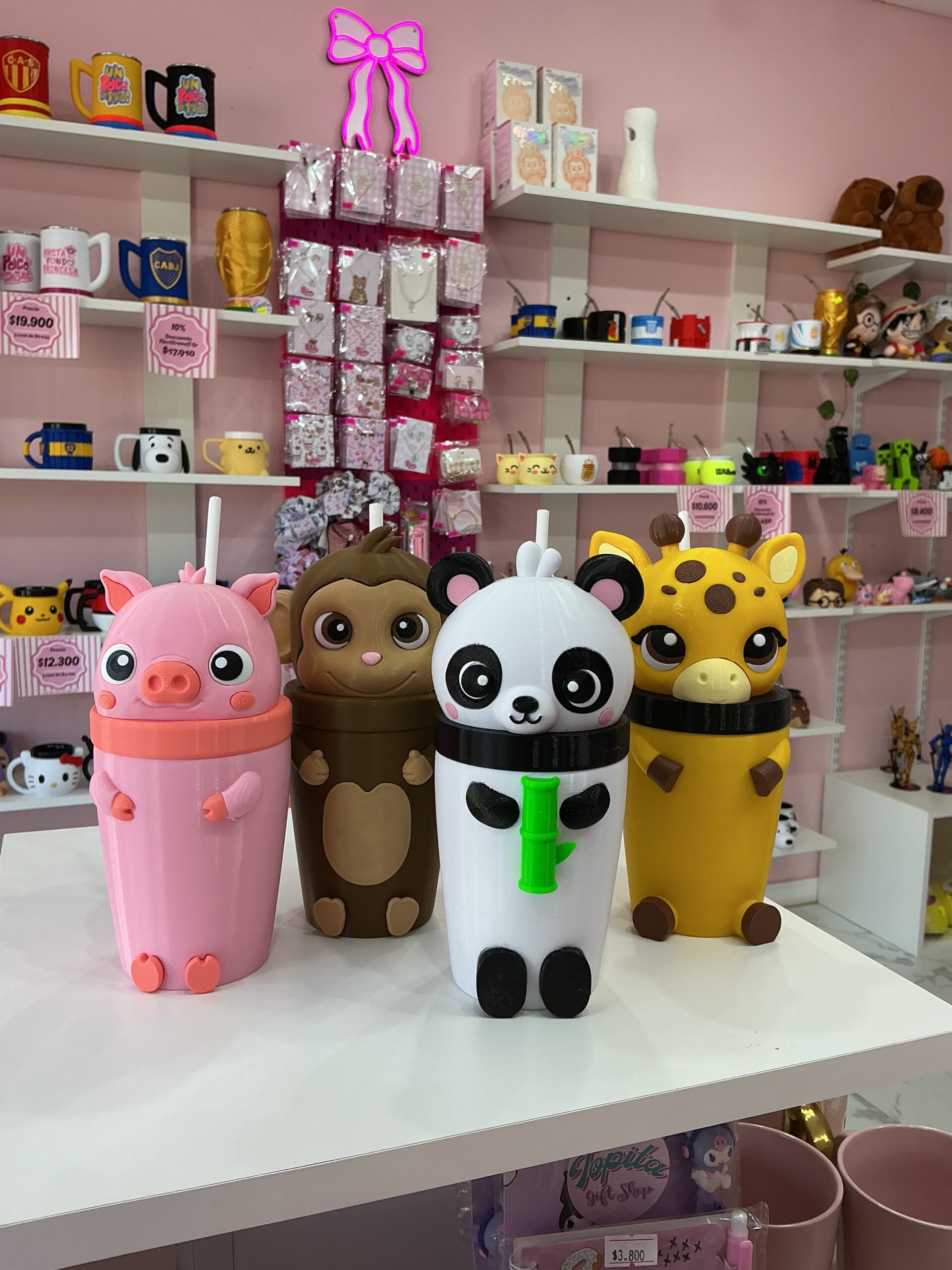 Vasos piquitos Animalitos